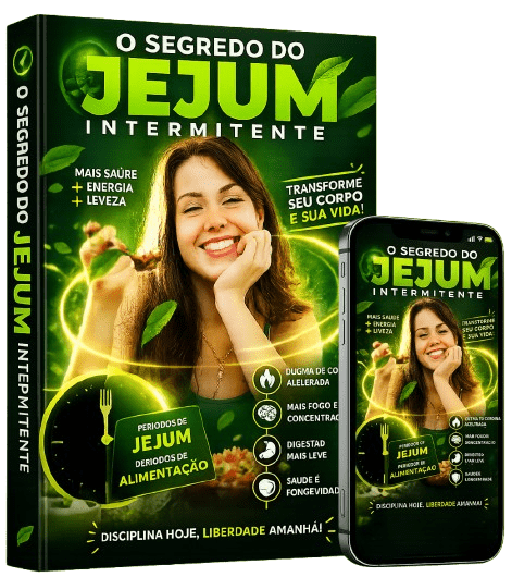 E-book Jejum Intermitente: Guia Completo para Emagrecer com Saúde